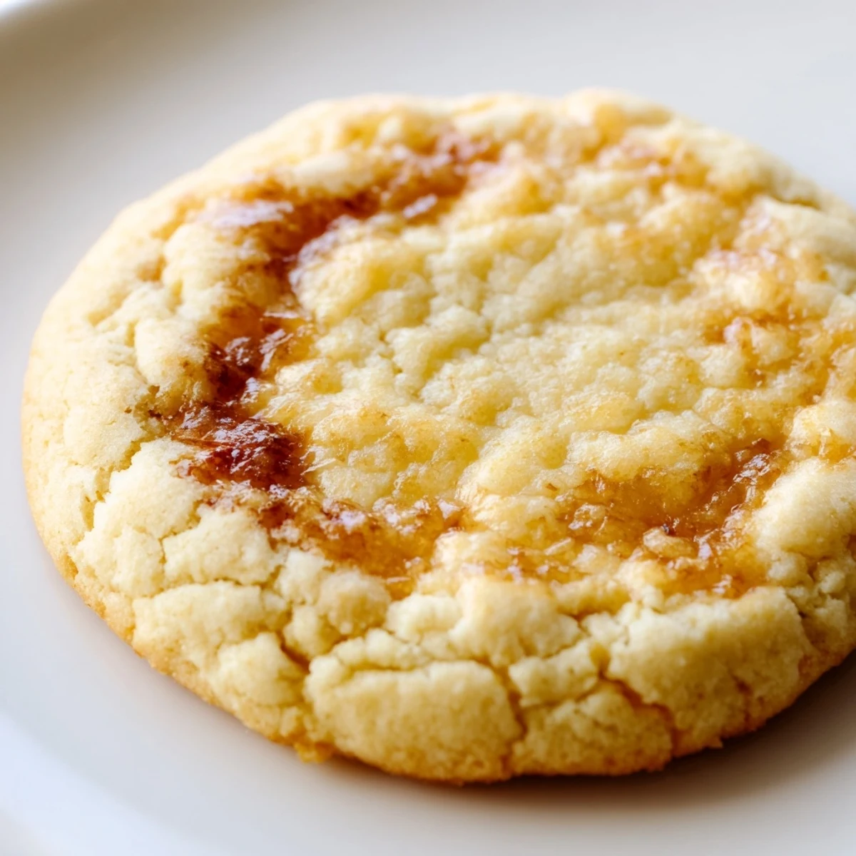 Crispy bruleed sugar tops these soft baked creme brulee cookies with cream cheese filling