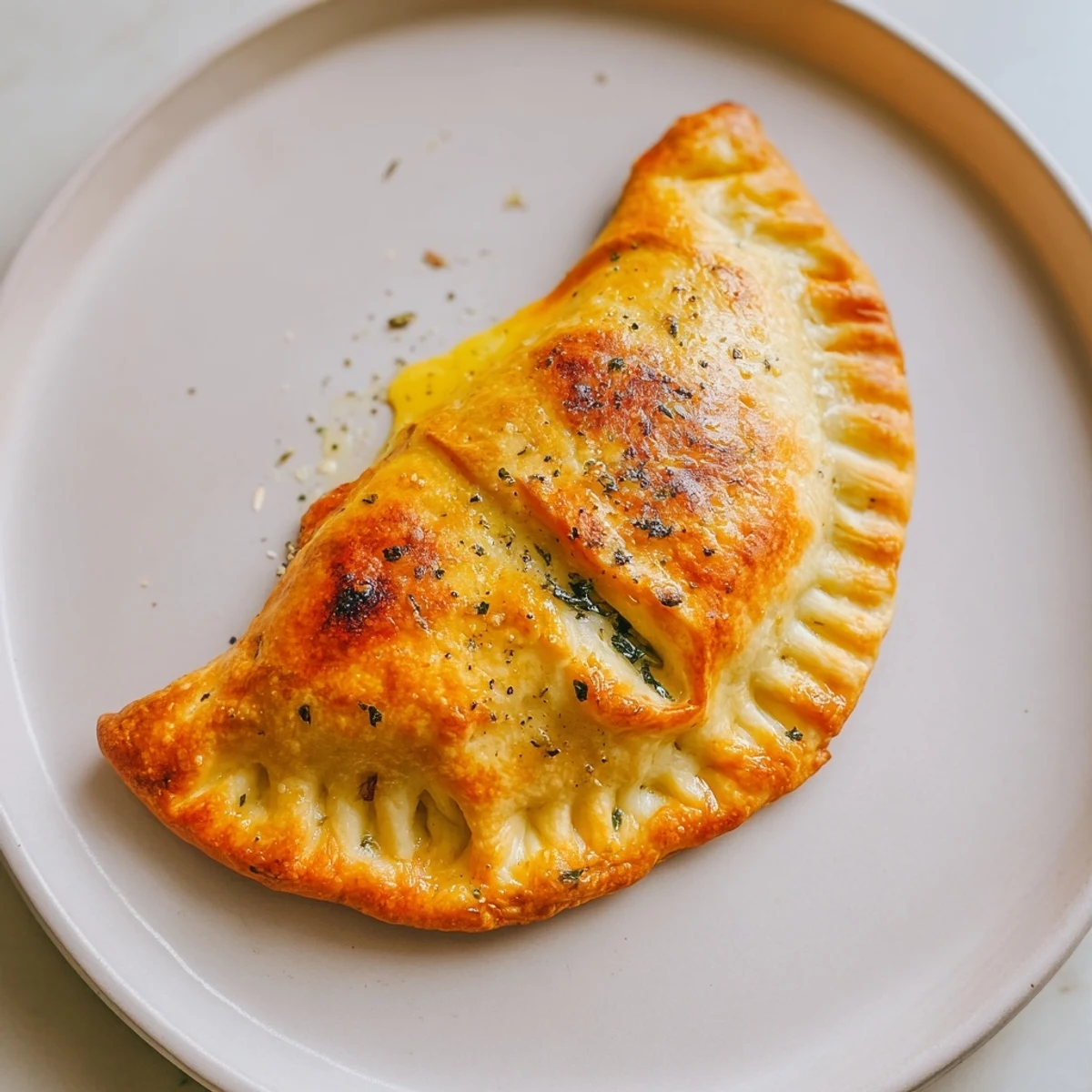 Crispy Cheesy Chicken Alfredo Air Fryer Calzones tender chicken, creamy sauce aroma