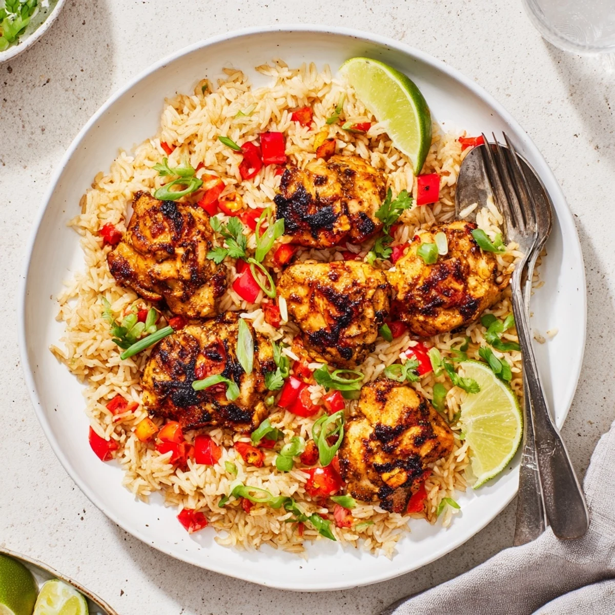 Spicy Jerk Chicken Rice
