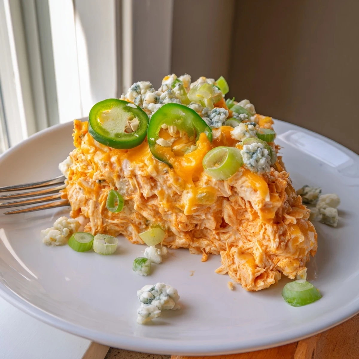 Jalapeno Buffalo Chicken Casserole