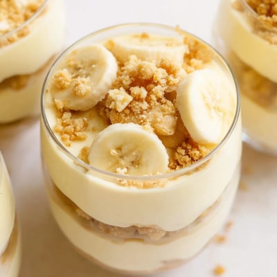 No Bake Banana Pudding Cheesecake Cups